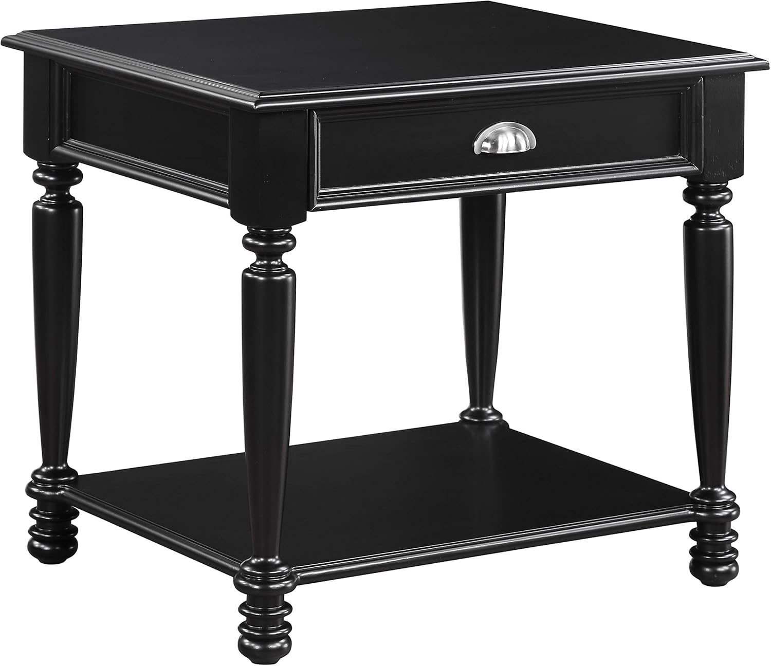 Lexicon Nicastro 26" x 21" End Table, Black