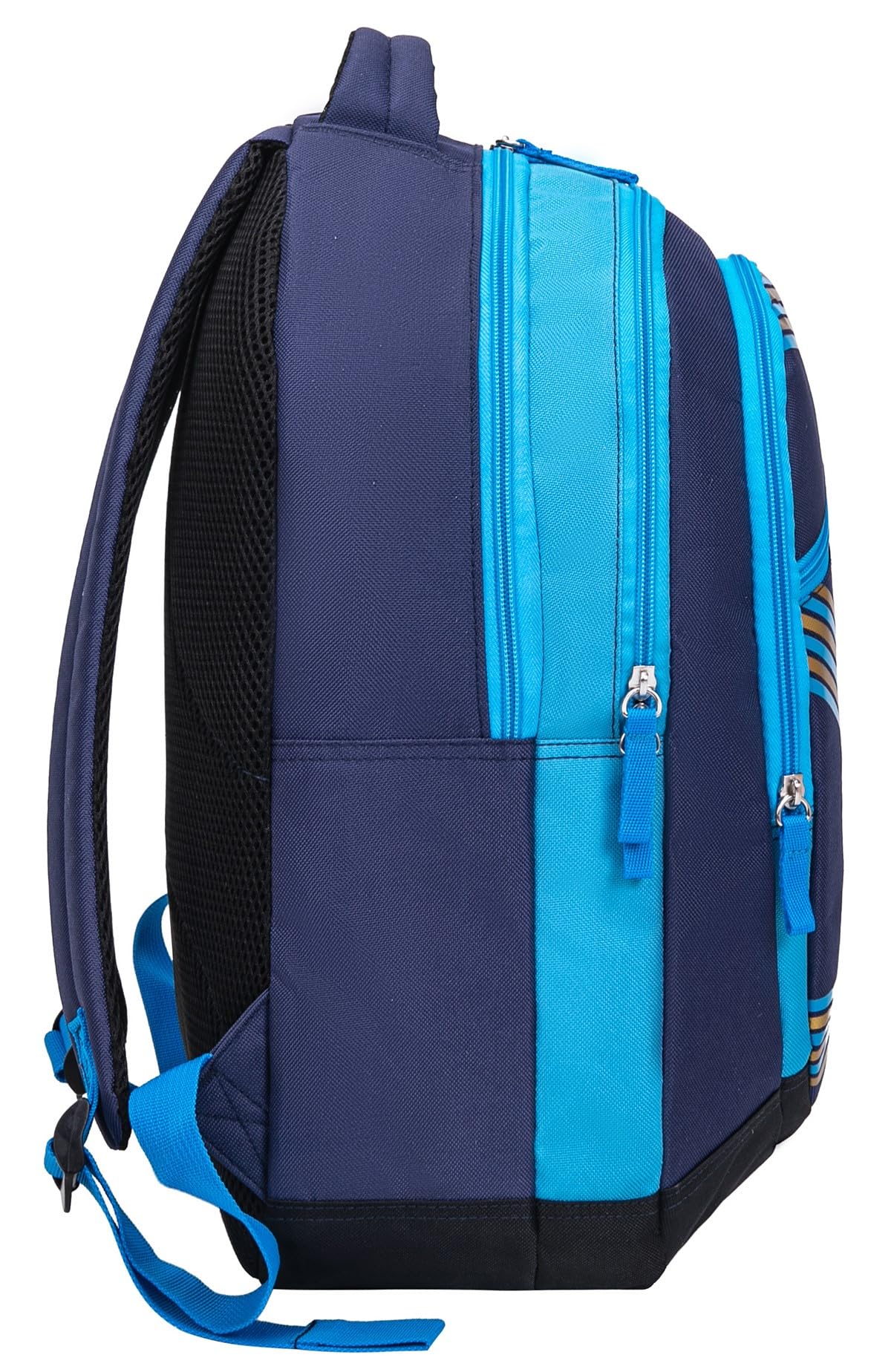 Olympique de Marsella - Mochila escolar con 3 compartimentos para colección oficial – azul, 32 x 45 x 16 cm, poliéster, unisex, Ligue 1, bandolera, mochila, azul, 32 x 45 x 16 cm