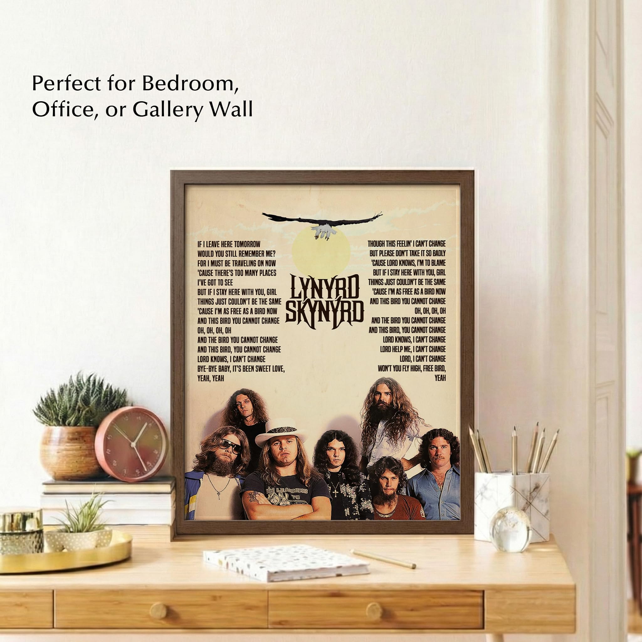 Inga simple man lynyrd skynyrd Lyrics Poster, Music Poster, Song Poster