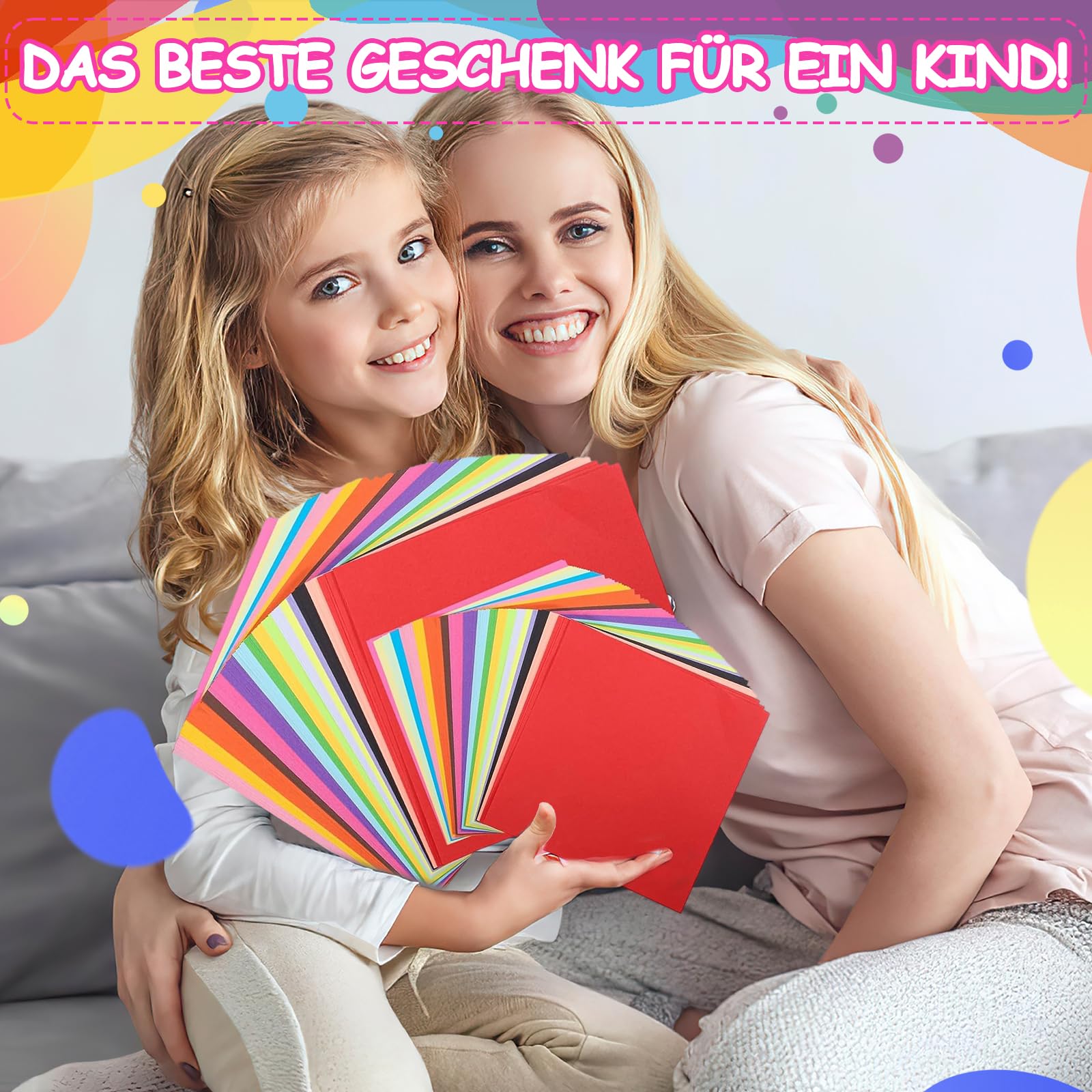 Operitacx 200feuilles Papier Origami Double Face Coloré Pour Loisirs