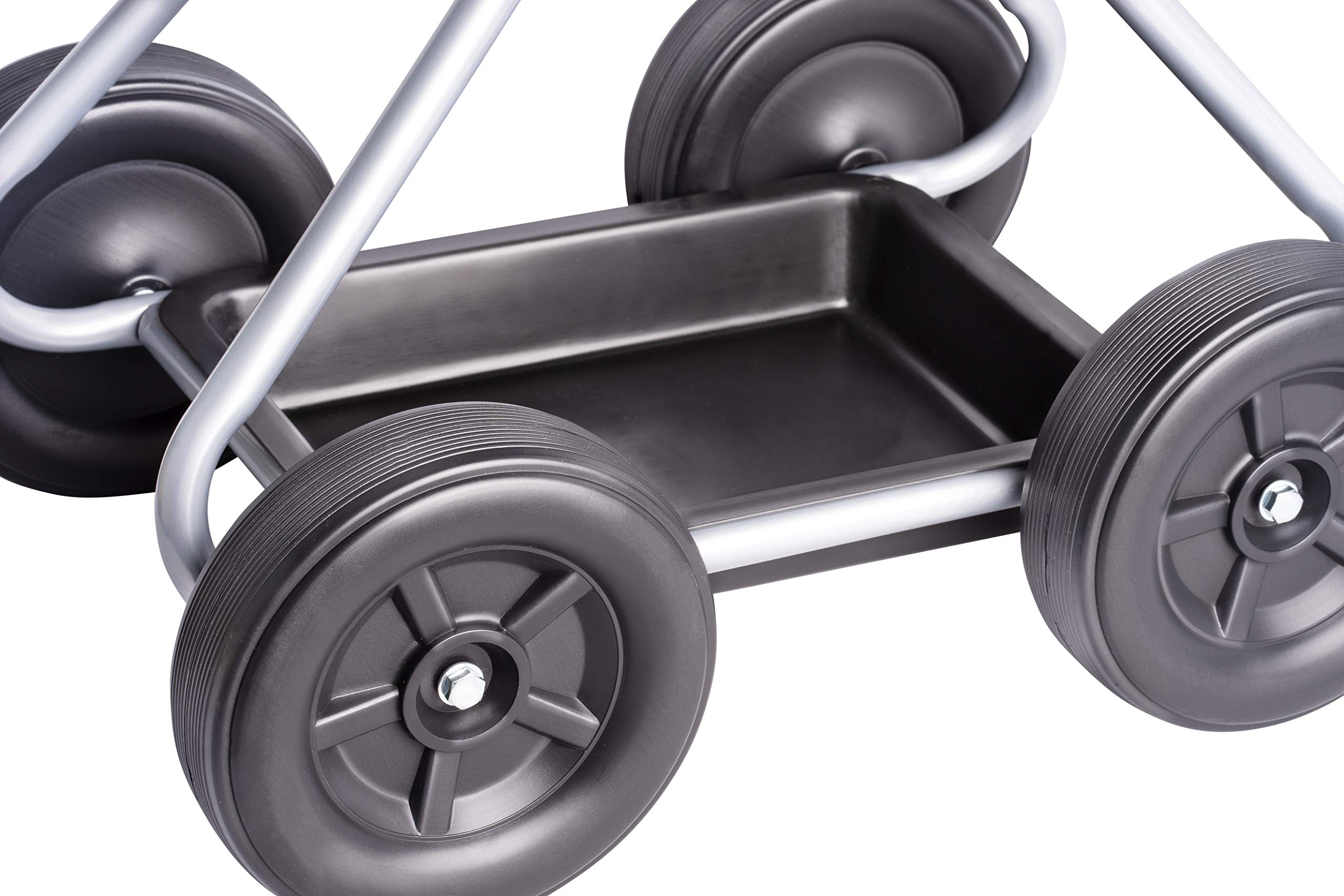 UPP Rollsitz Easy Work bis 130 kg belastbar | Gartenwagen mit 40 cm hohem Luftkammer-Sitz | Knie- & rückenschonende Gartenarbeit | Gartenrollwagen für Garten, Haushalt & Werkstatt | 52 x 40 x 41 cm