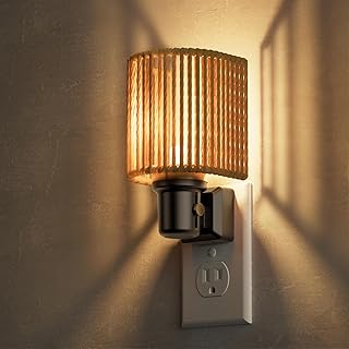 L LOHAS LED Night Lights Plug into Wall, Plug in Night Light, Bohemian Nightlight Dimmable with Light Sensor, 3000K, Boho ...