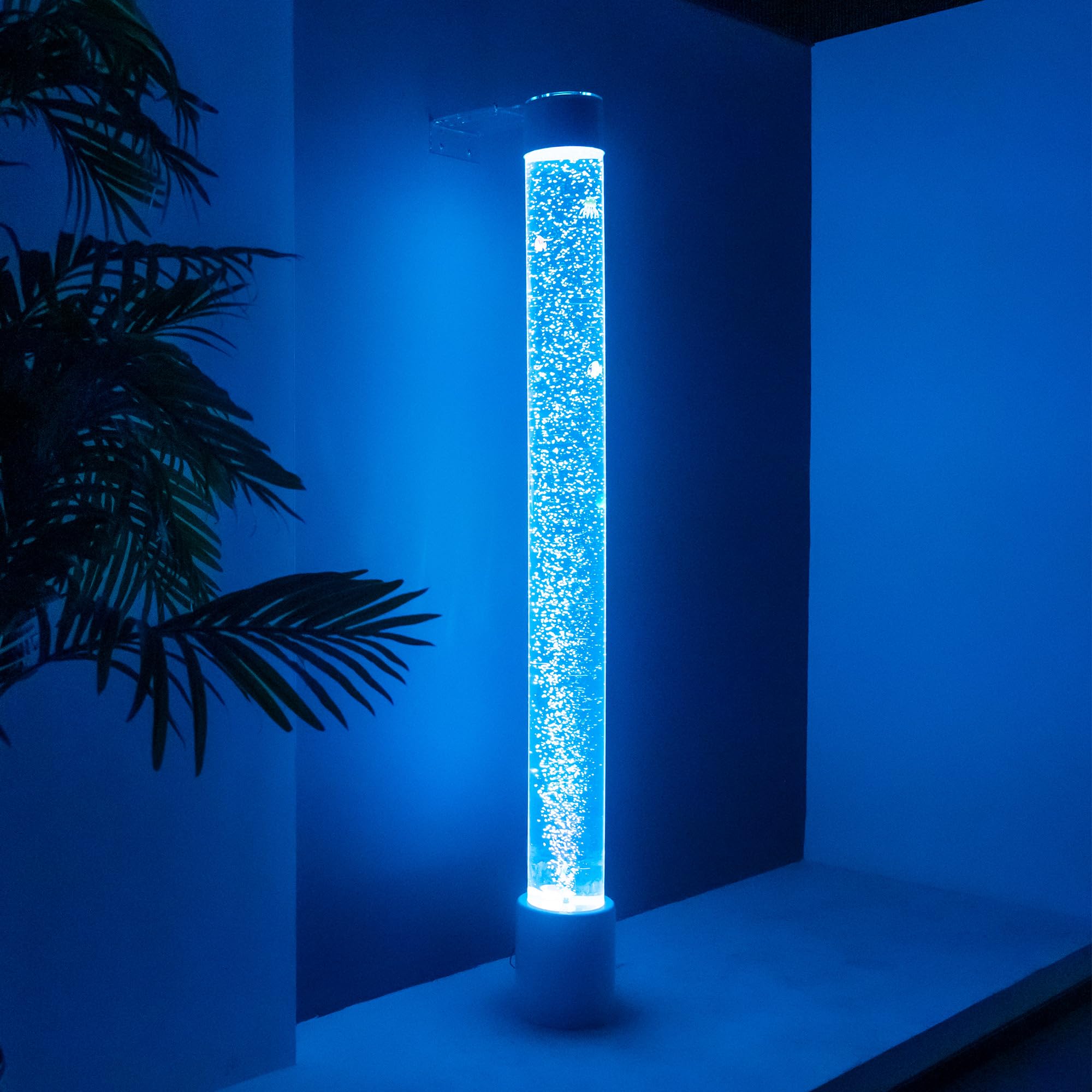 Tenmind Super Large Sensory Fish Bubble Tube Lamp with Remote Adjustable Wall Bracket 8 Color Changing Night Light — view 8