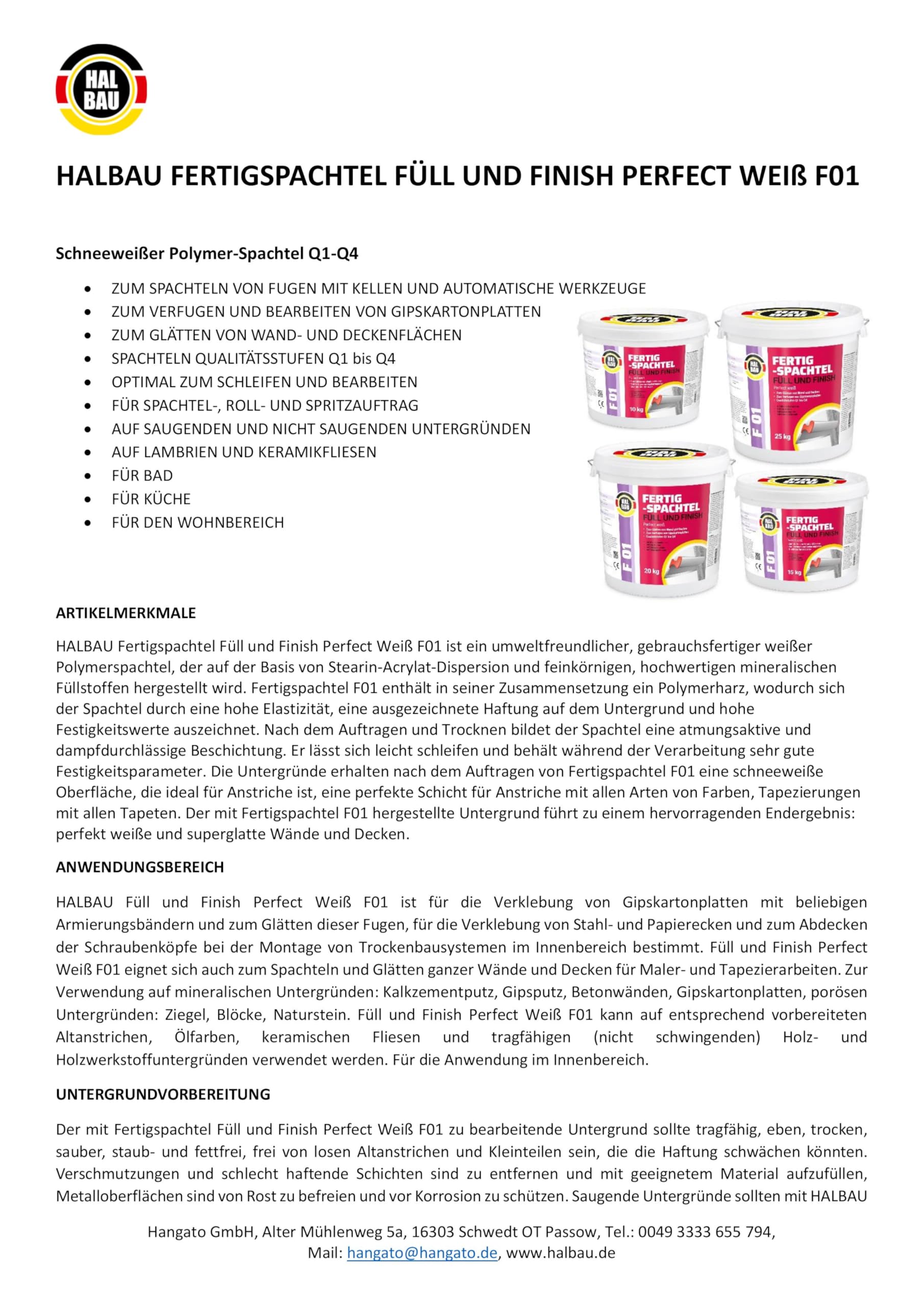 Masilla de acabado de relleno Q1-Q4, espátula para juntas interiores 50 kg, color blanco perfecto, alisar juntas GK placas semiconstruidas F01