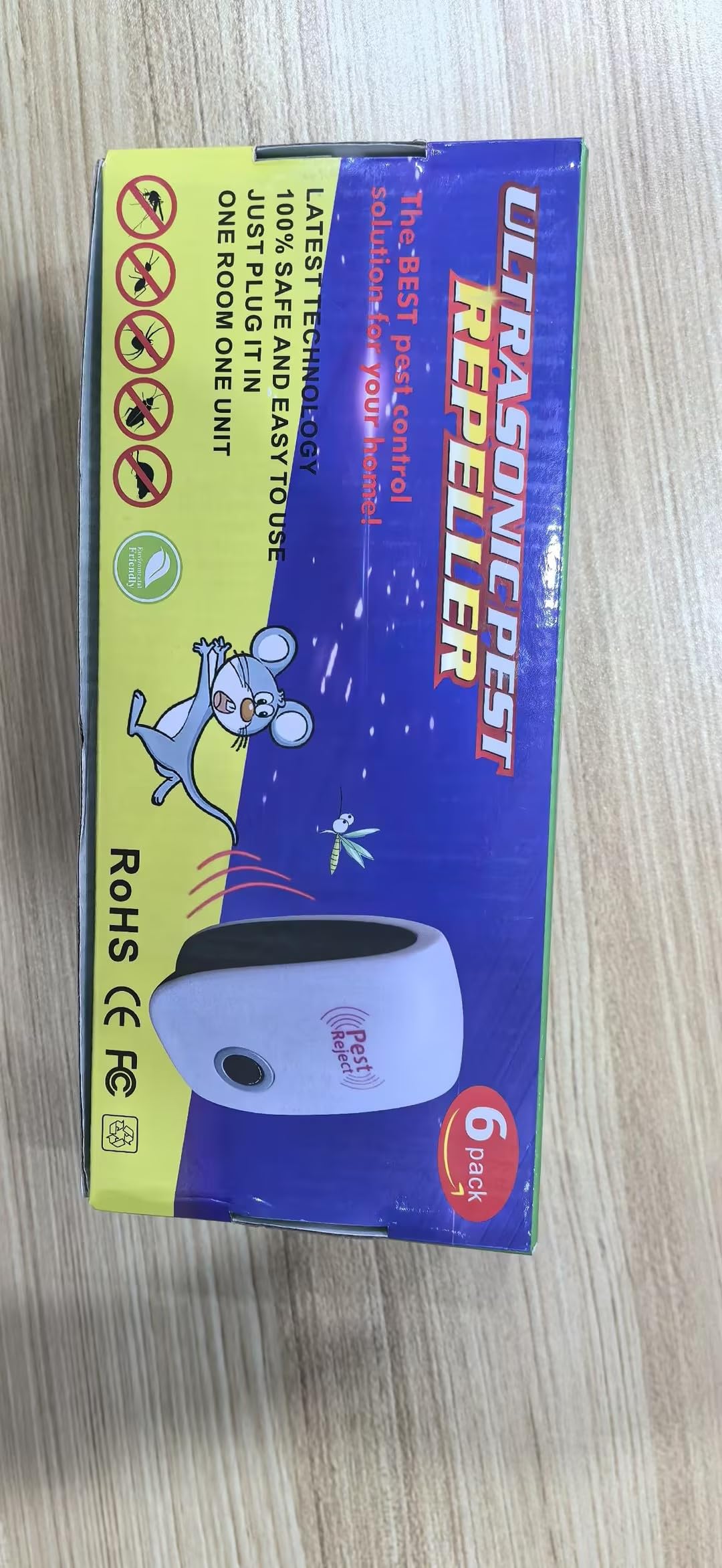 Repellente per parassiti a ultrasuoni, confezione da 10 pezzi, repellente per topi ad ultrasuoni, per insetti, scarafaggi, ragni, insetti, zanzare, parassiti per casa, garage, camper, hotel