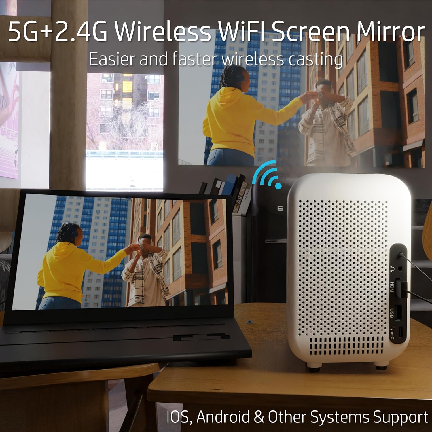 מקרן נייד LED CC180W מבית HP