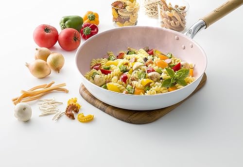 Miniatura 3 de Sartén profunda ligeramango de madera de 9.4 in Blancanieves X Rosa brumoso SWL - pm24df