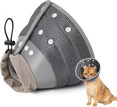 Avont Soft Cone Collar – Adjustable Post-op, for Cats & Small Dogs
