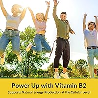 Vista 4 de Vitamina B2 Riboflavina 400 mg con magnesio y CoQ10 para adultos, cápsulas de vitamina B2 para energía, alivio de la migraña, 120 cápsulas vegetales