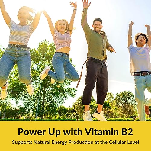 Miniatura 4 de Vitamina B2 Riboflavina 400 mg con magnesio y CoQ10 para adultos, cápsulas de vitamina B2 para energía, alivio de la migraña, 120 cápsulas vegetales