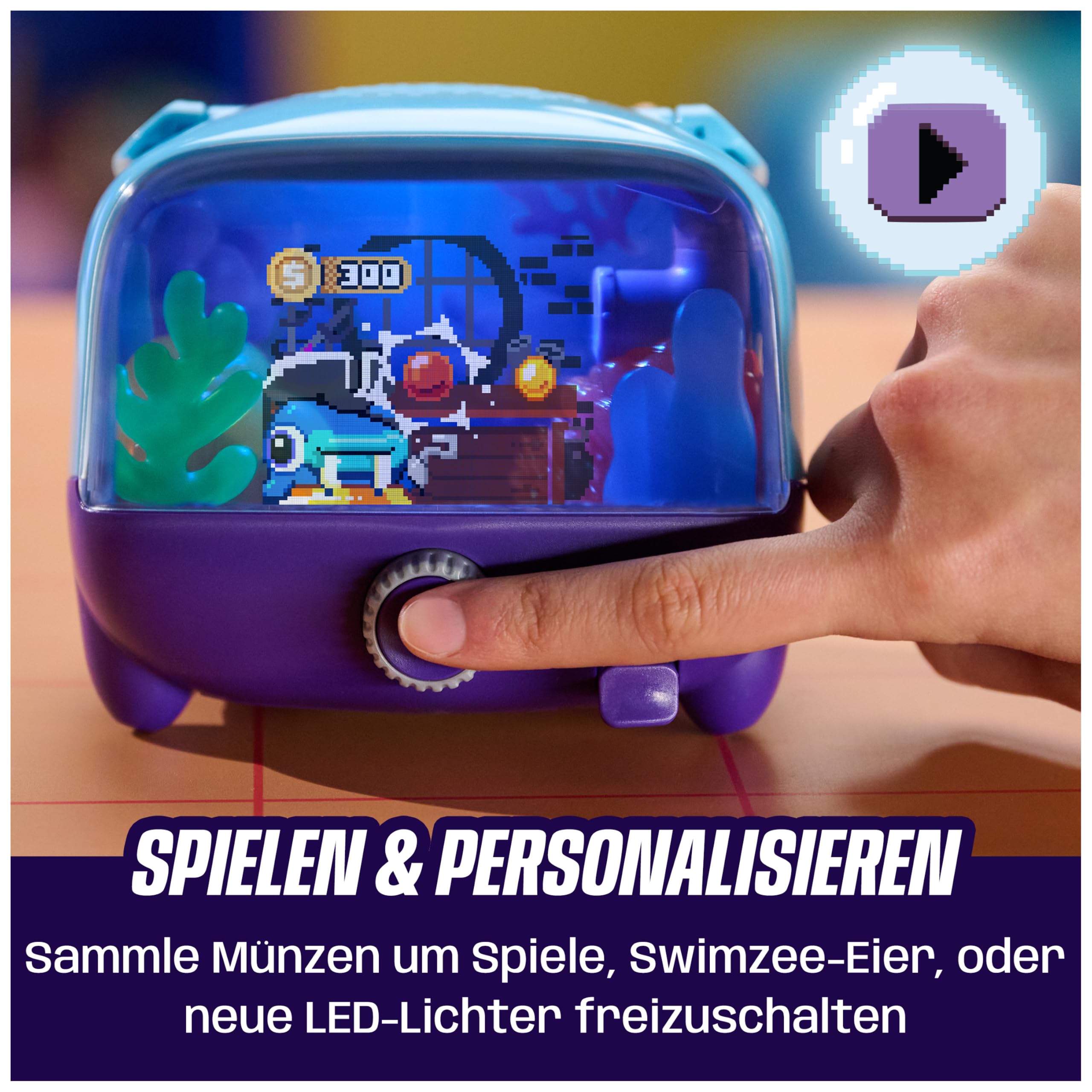 Bitzee Aquarium, digitales Haustier, sensorisches 3D Spielzeug ab 5 Jahren