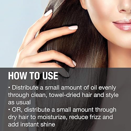 Miniatura 5 de GREAT CLIPS Soluciones Aceite nutritivo, 1.75 onzas | Mezcla de aceite de argán hidrata el cabello y la piel | Ideal para cabello seco y dañado