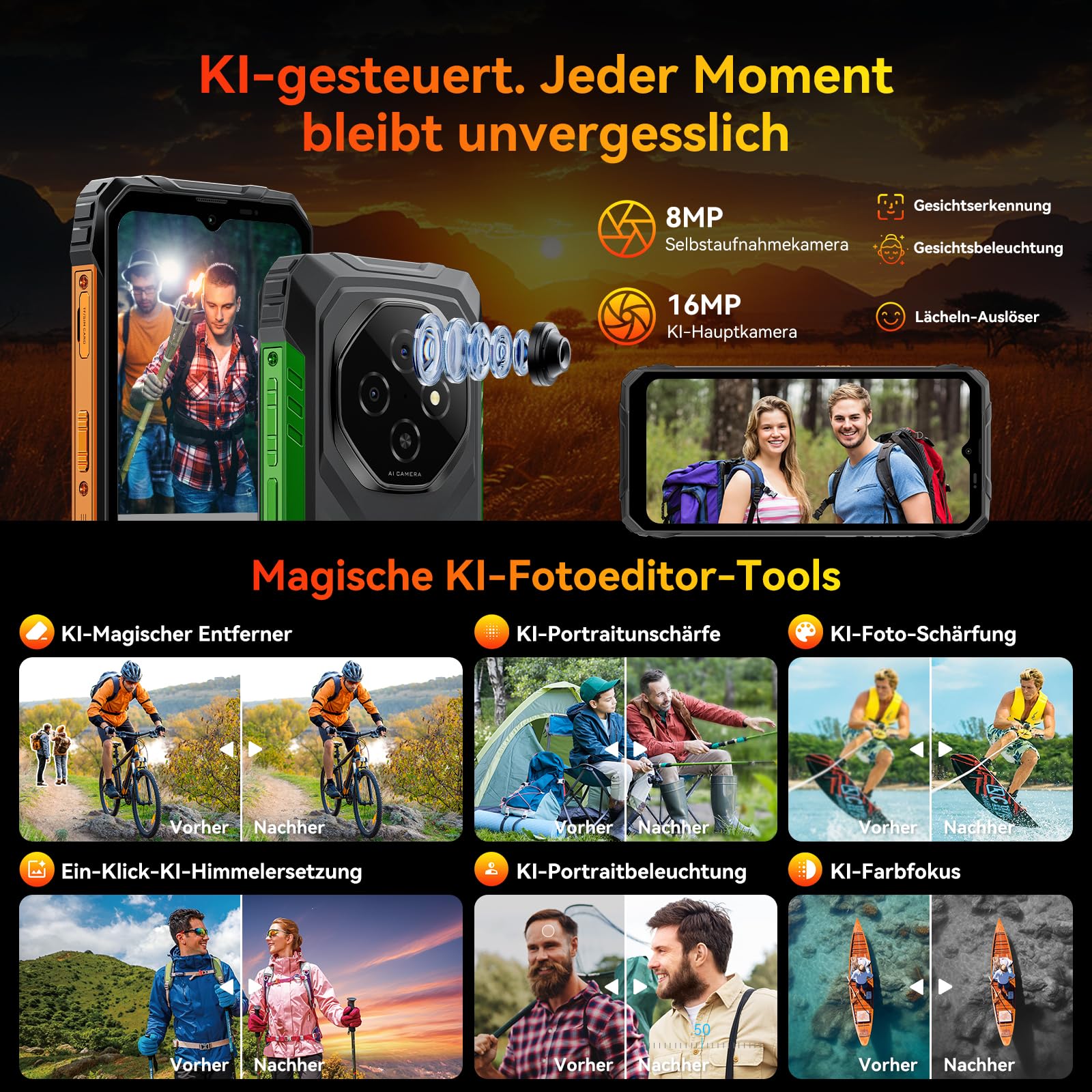 Blackview Fort 1 (18+256) Outdoor Handy Ohne Vertrag 10000mAh 256G – Bild 8