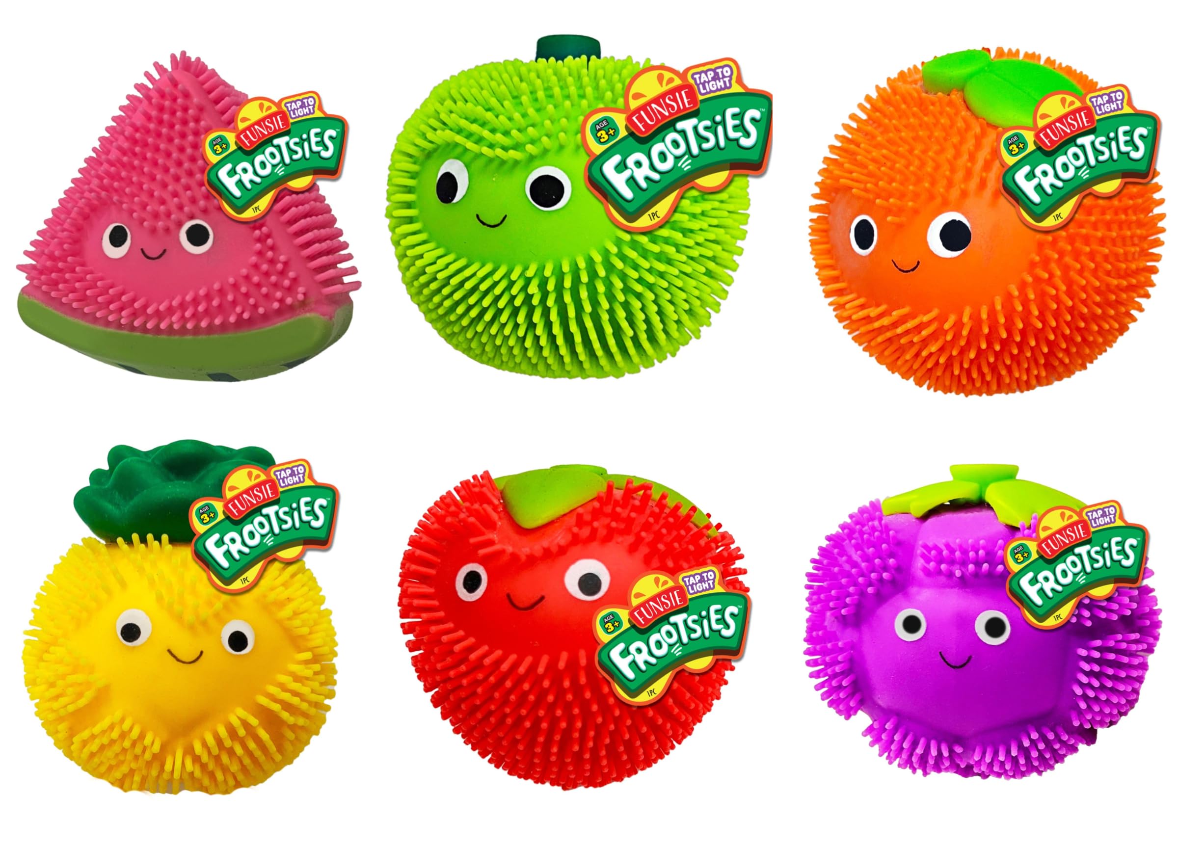 Amazon.com: JA-RU Funsie Frootsies Light-Up Squeezy Toy (6 Units
