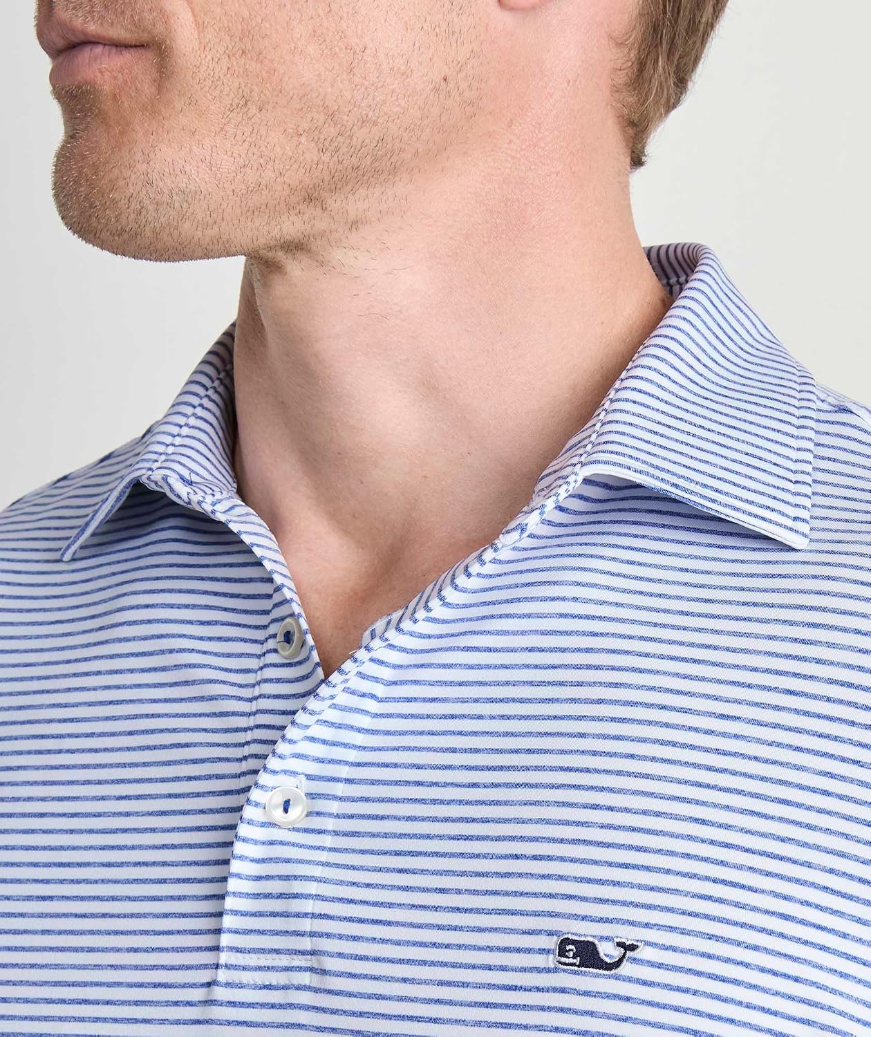 vineyard vines Men's Bradley Stripe Sankaty Polo