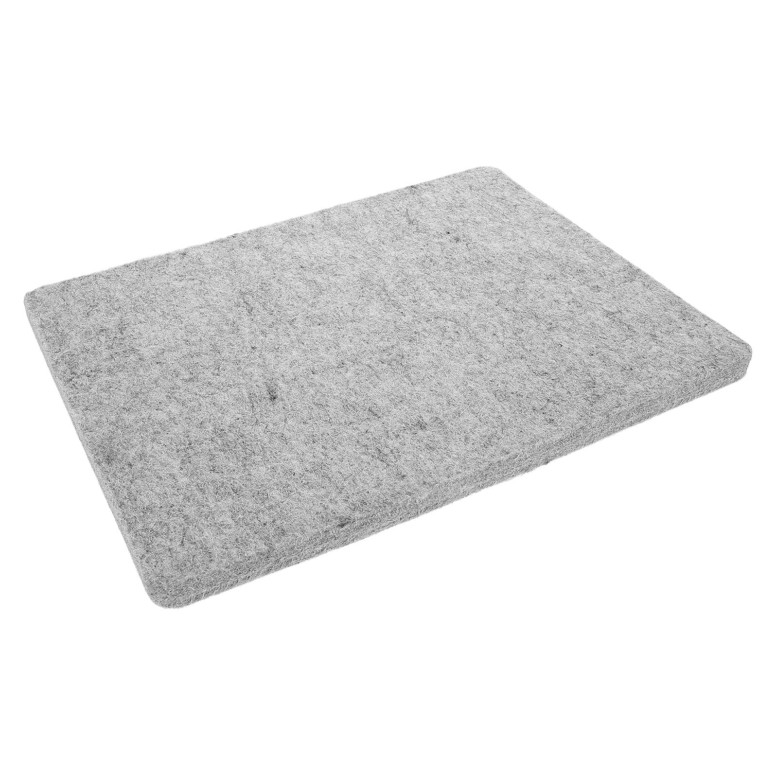 SOLUSTRE 2 Pezzi Tappetino da Stiro in Feltro di Lana Resistente Alte Temperature Riutilizzabile e Leggero per Protezione Abiti e Uso Versatile