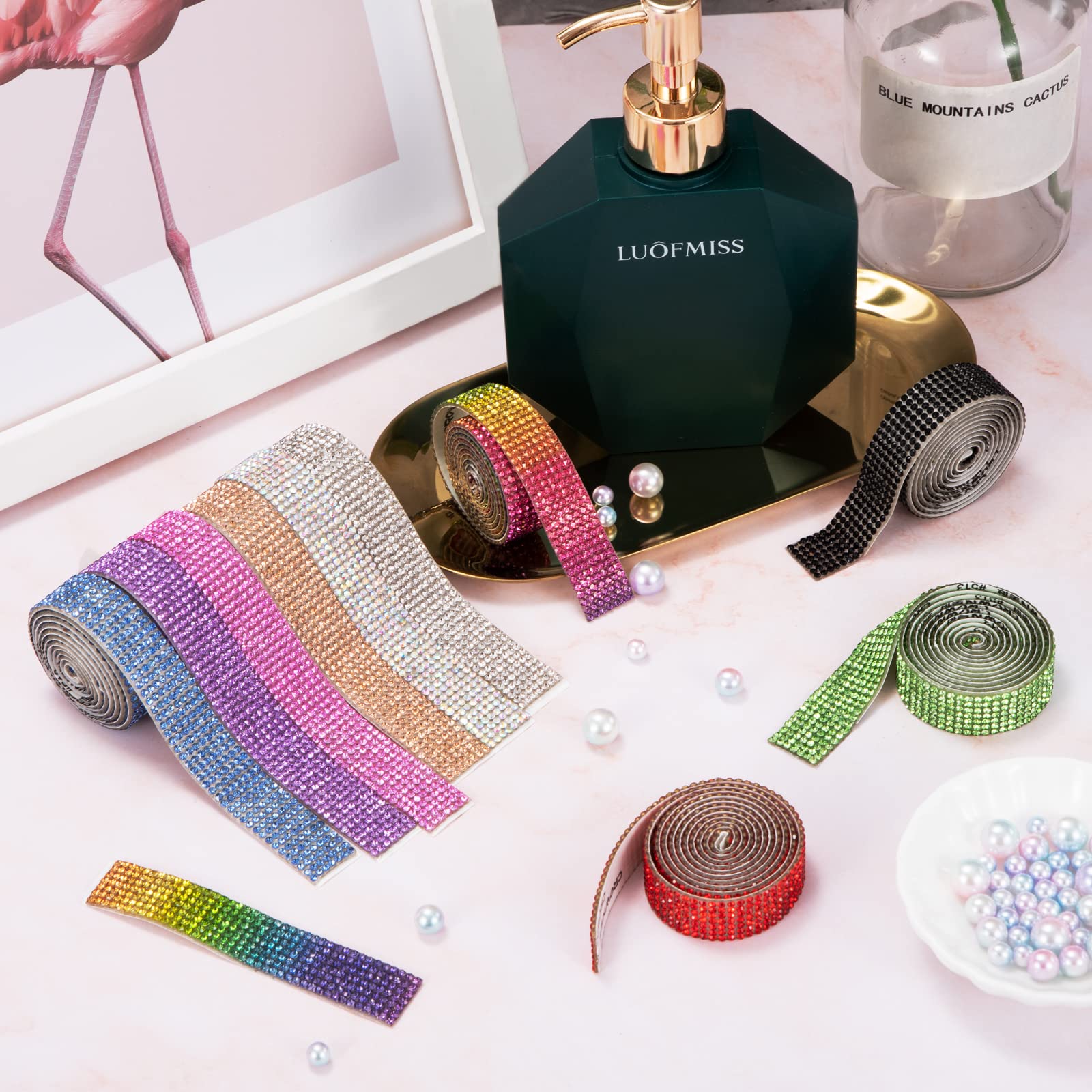 Nastro Strass Adesivo Brillantini - 3 Misure Per Decorazioni Fai Da Te - Foto 13