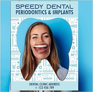 Dentist Tooth Photo Booth Frame, Tooth Photo Prop, Fairy Tooth Props, Tooth Photo Booth, Dental Photo Prop, Dentist Photo Prop, First Dentist Visit Photo Booth Frame, Poster Print Sizes 36x24 and 48x36