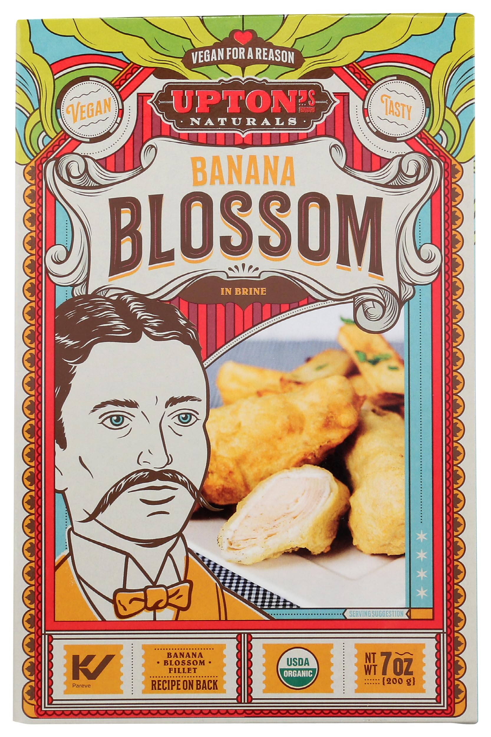 UPTONS NATURALS Organic Banana Blossom In Brine, 7 OZ