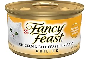 Purina Fancy Feast Grilled Beef Feast in Gravy Wet Cat Food
