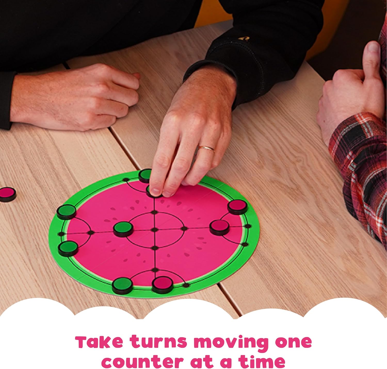 Watermelon Chess - The Refreshing Twist on a Classic Board Game - Trap & Capture Your Opponent’s Counters - Perfect for Family Game Night and Travel - Compact, Lightweight, and Fun for All Ages