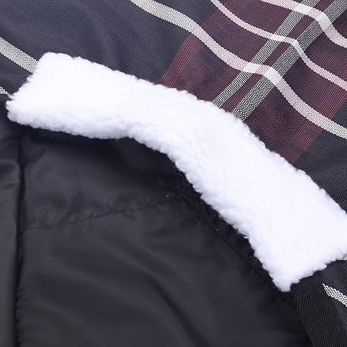 Miniatura 10 de 600D Ripstop Impermeable Transpirable Mini Caballo Hoja de lluvia Pony Participación Rainsheet (sin relleno) BluePlaid 36