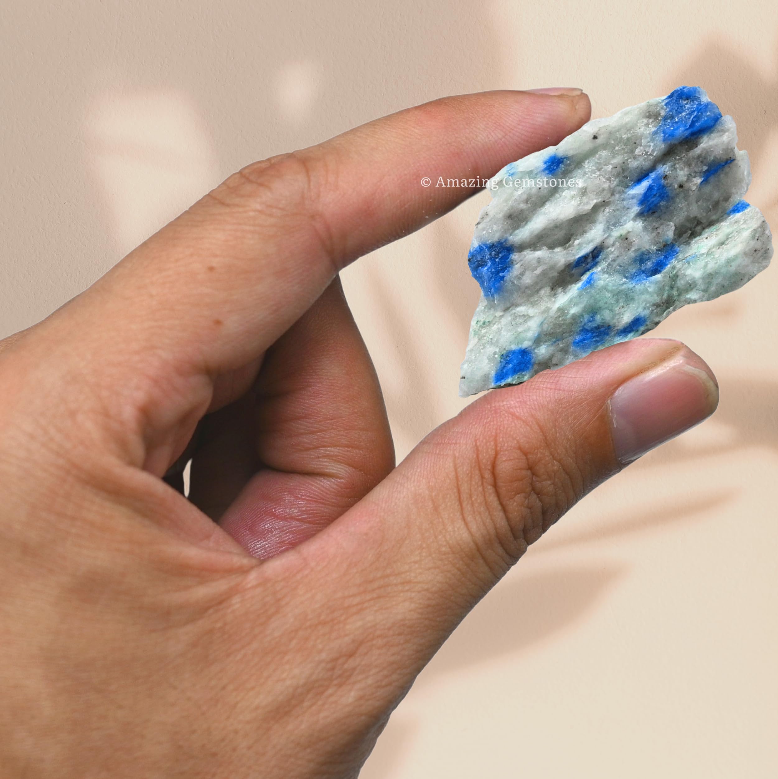 Cristales Crudos y Piedras Curativas de Amazing Gemstone, Rocas Naturales para Voltear y DIY (2 Piezas), 2 Pieces