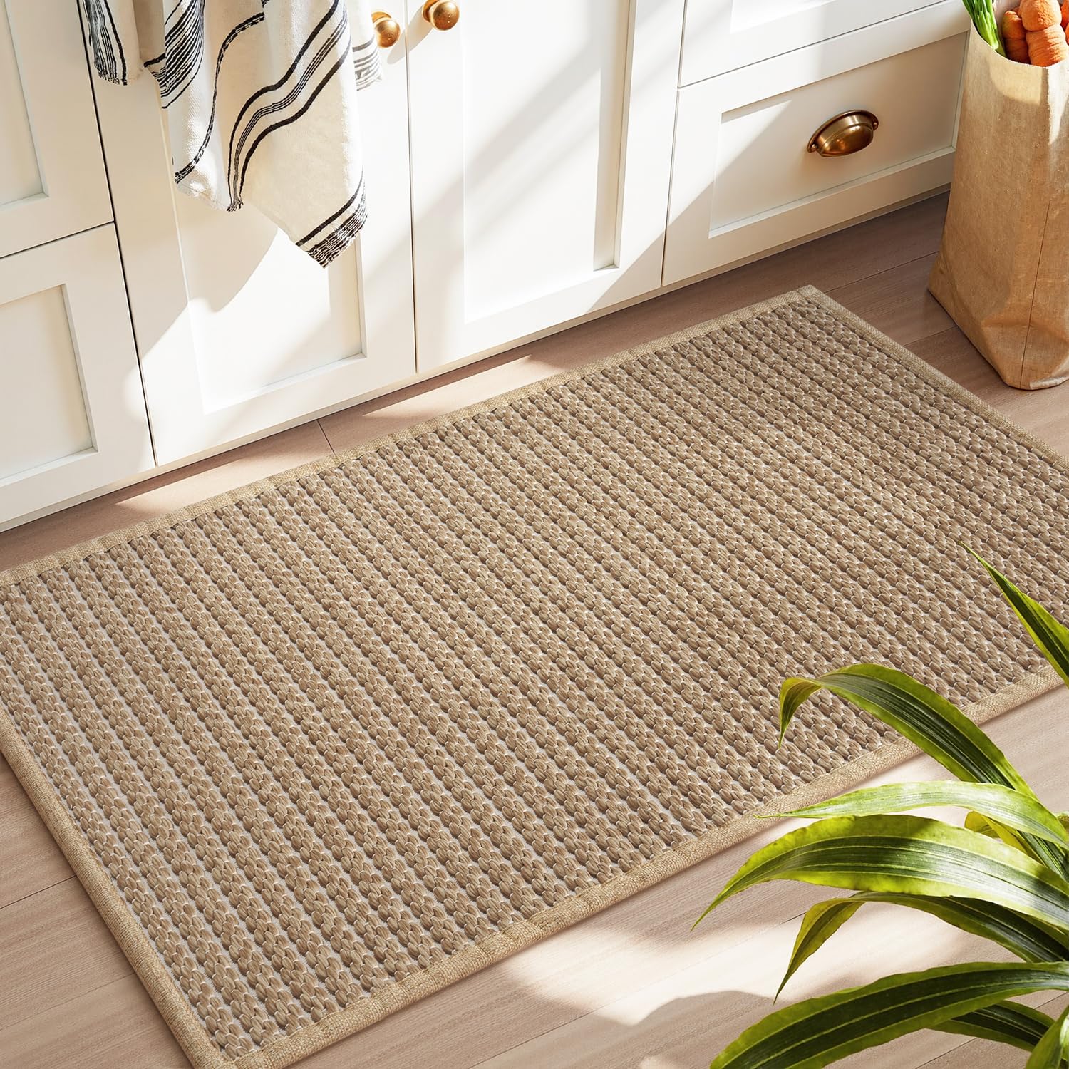 PADOOR Kitchen Rugs Non Slip Was