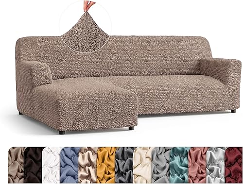 Miniatura 26 de PAULATO BY GA.I.CO. Funda de sofá modular, funda para sofá chaise en forma de L, fundas lavables para sofá esquinero, funda elástica de ajuste