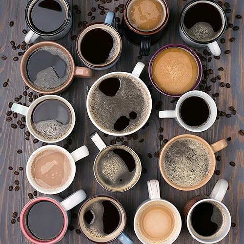 Miniatura 7 de Cápsulas de café descafeinado, paquete variado de muestra, cápsulas de café sin sabor y saborizadas, compatibles con cafeteras Keurig K, cápsulas de