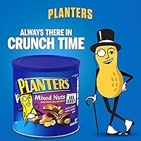 Vista 3 de PLANTERS Paquete de nueces mezcladas saladas y anacardos enteros (1 recipiente, 56 onzas)
