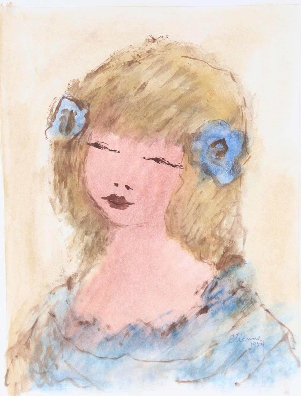 Roger Etienne, Portrait of Girl 20