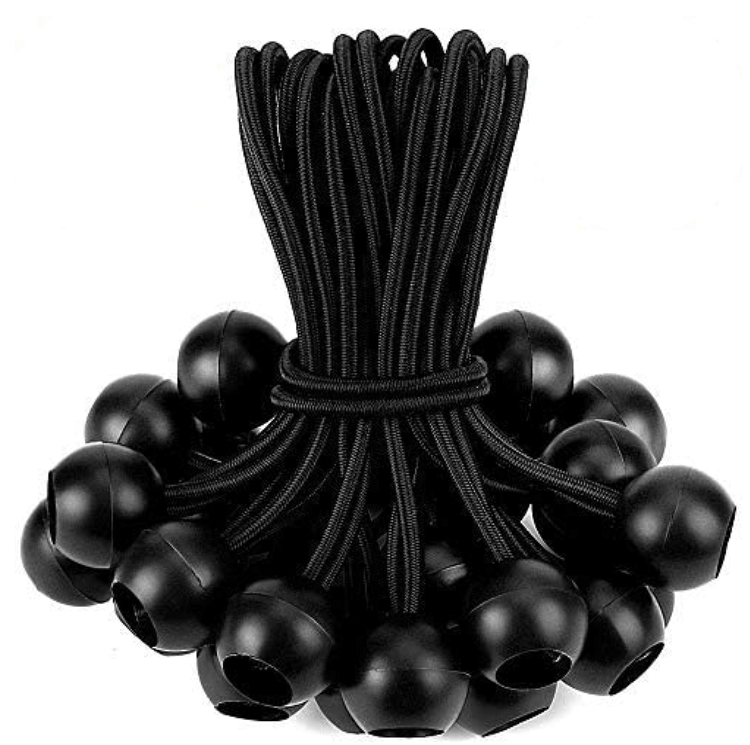 Buy ADSSM 30 Pack Bungee Balls, Black Ball Bungee Heavy Duty