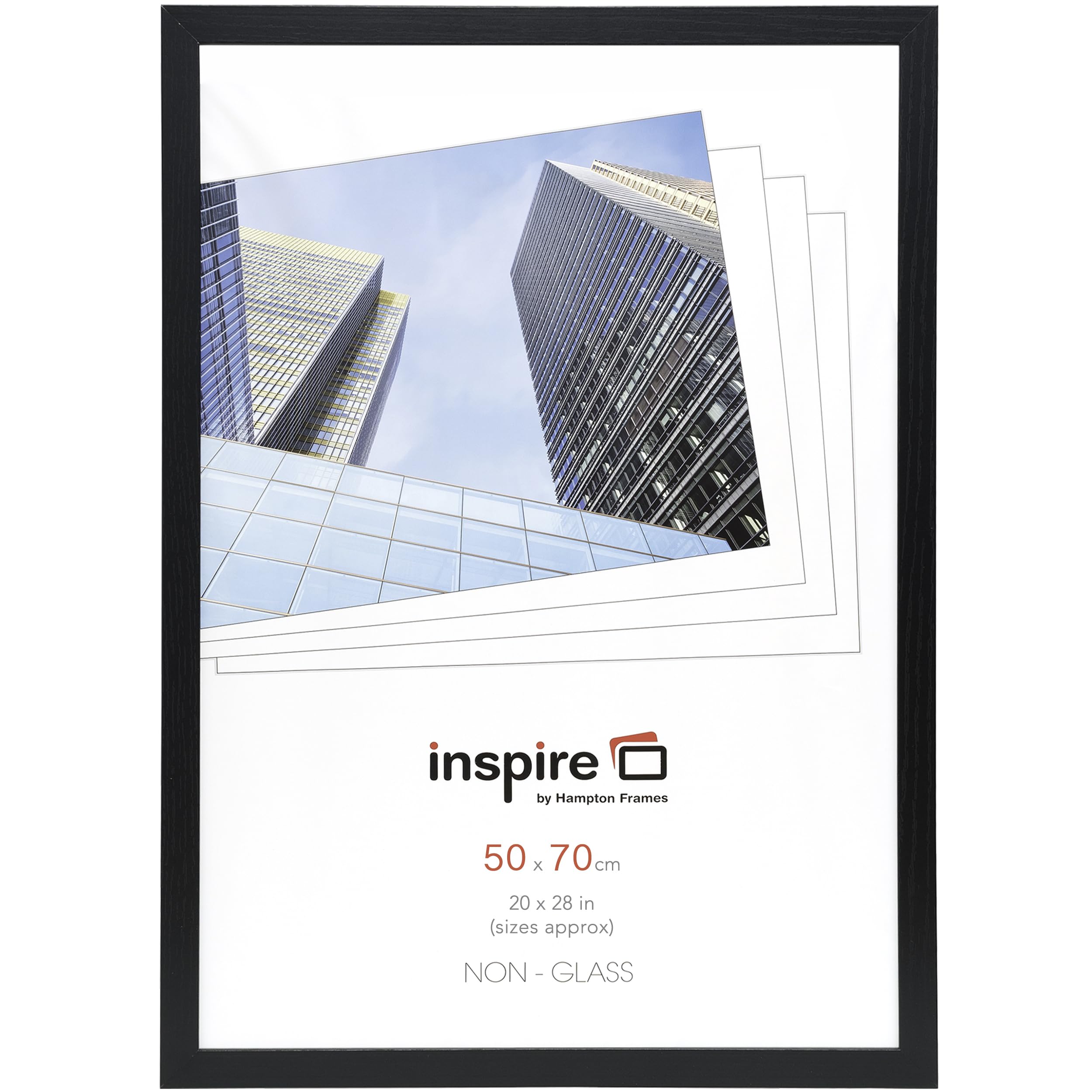 Hampton Frames, Black, 50x70cm