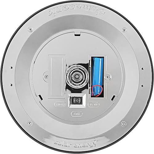 Miniatura 9 de Gama Sonic Lámpara solar de poste o pared impermeable para exteriores, marco negro, 180 lúmenes, 3 pulgadas, accesorio para postes de lámpara o