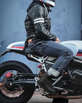 BORLENI Motorcycle Shoes for Men with Motorcycle Gloves Touch Screen