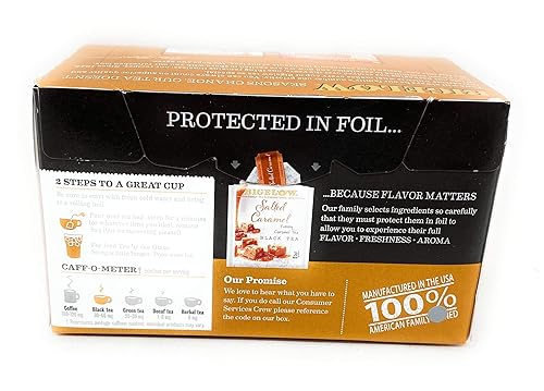 Miniatura 115 de Bigelow Vanilla Chai Black Tea, caja de 20 sobres (paquete de 6), té negro con cafeína, 120 bolsas de té en total