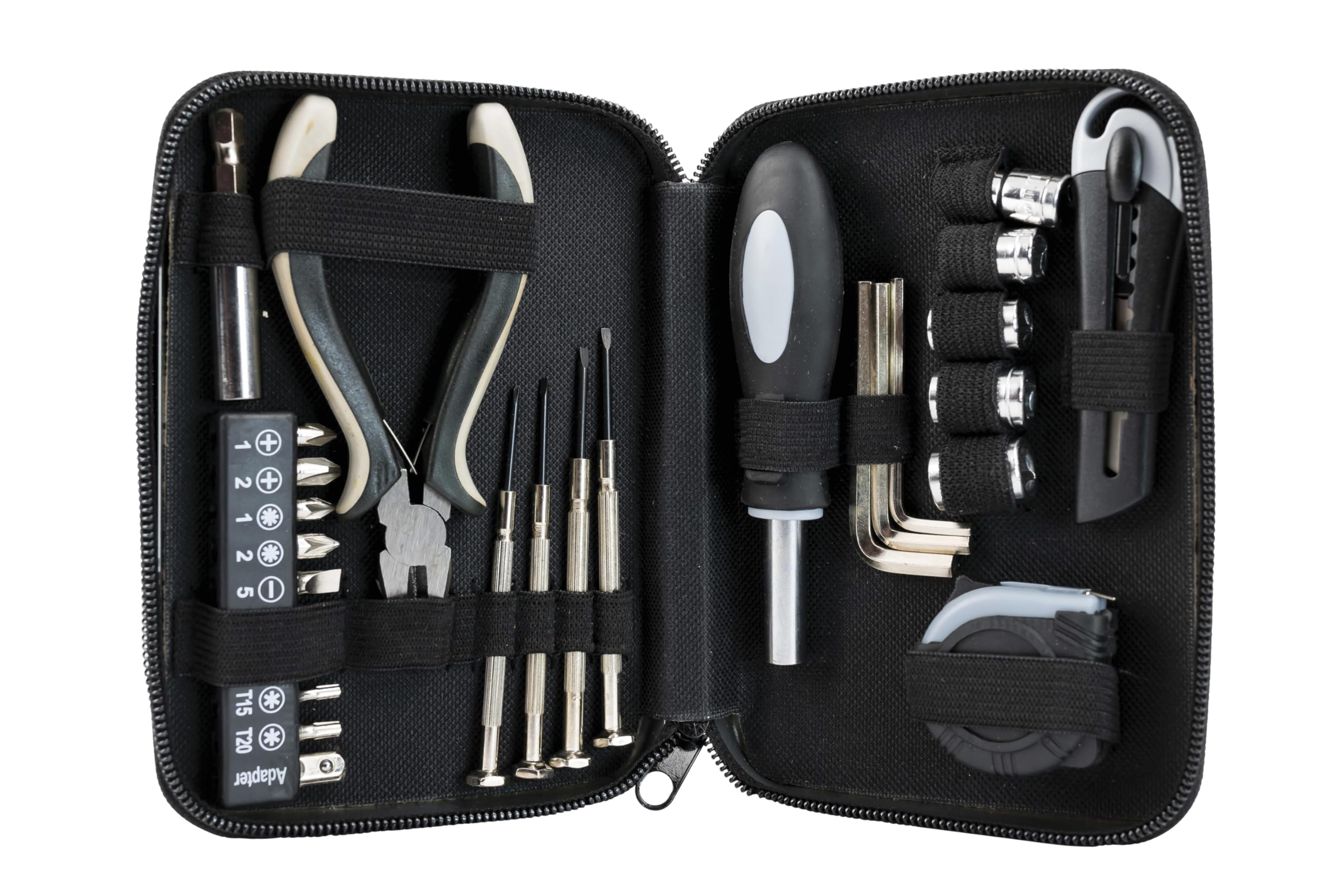 Mr. Fix It Home Tool Kit, Black, Men's Accessories Tool Kit