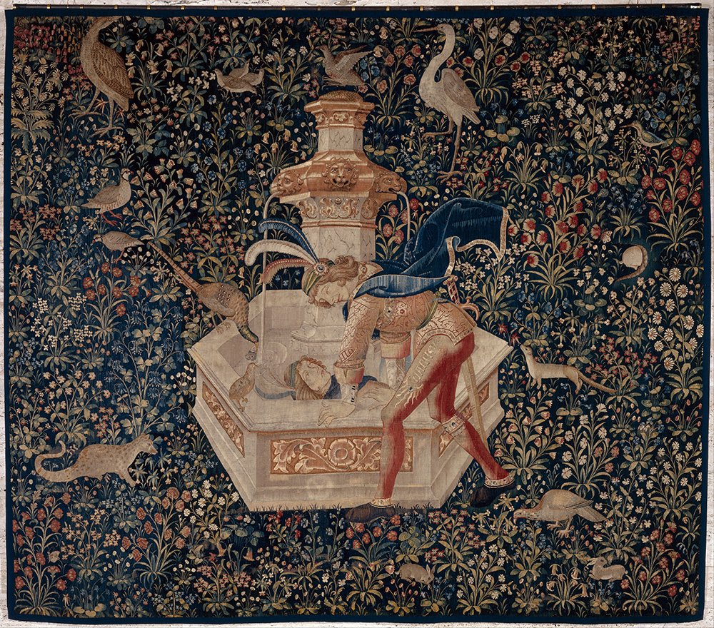 Cuadro decorativo Narcissus Tapestry pequeño impreso en Archival Matte