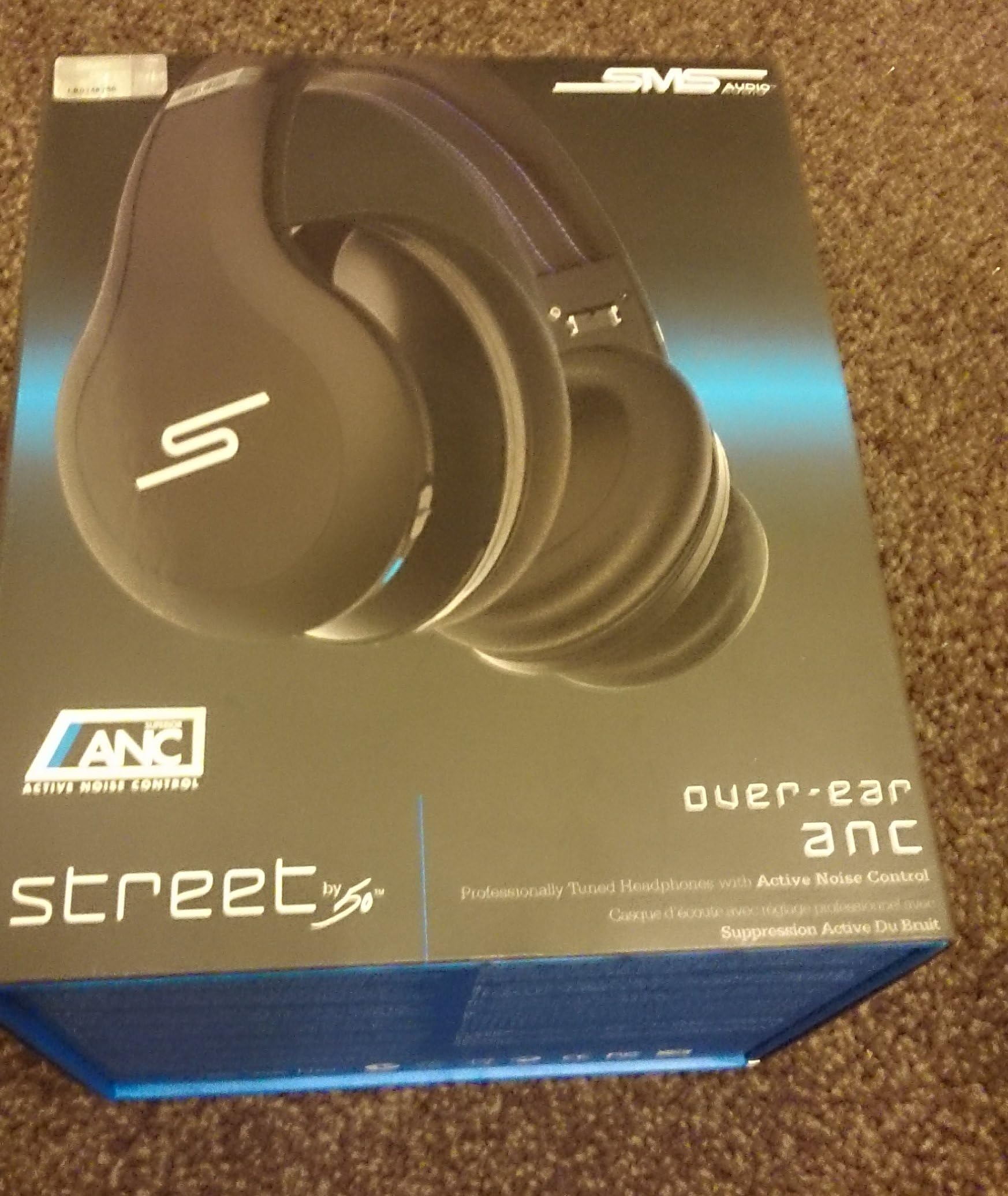 SMS Audio STREET by 50 Cent ANC Over-Ear Wired Headphones - Black