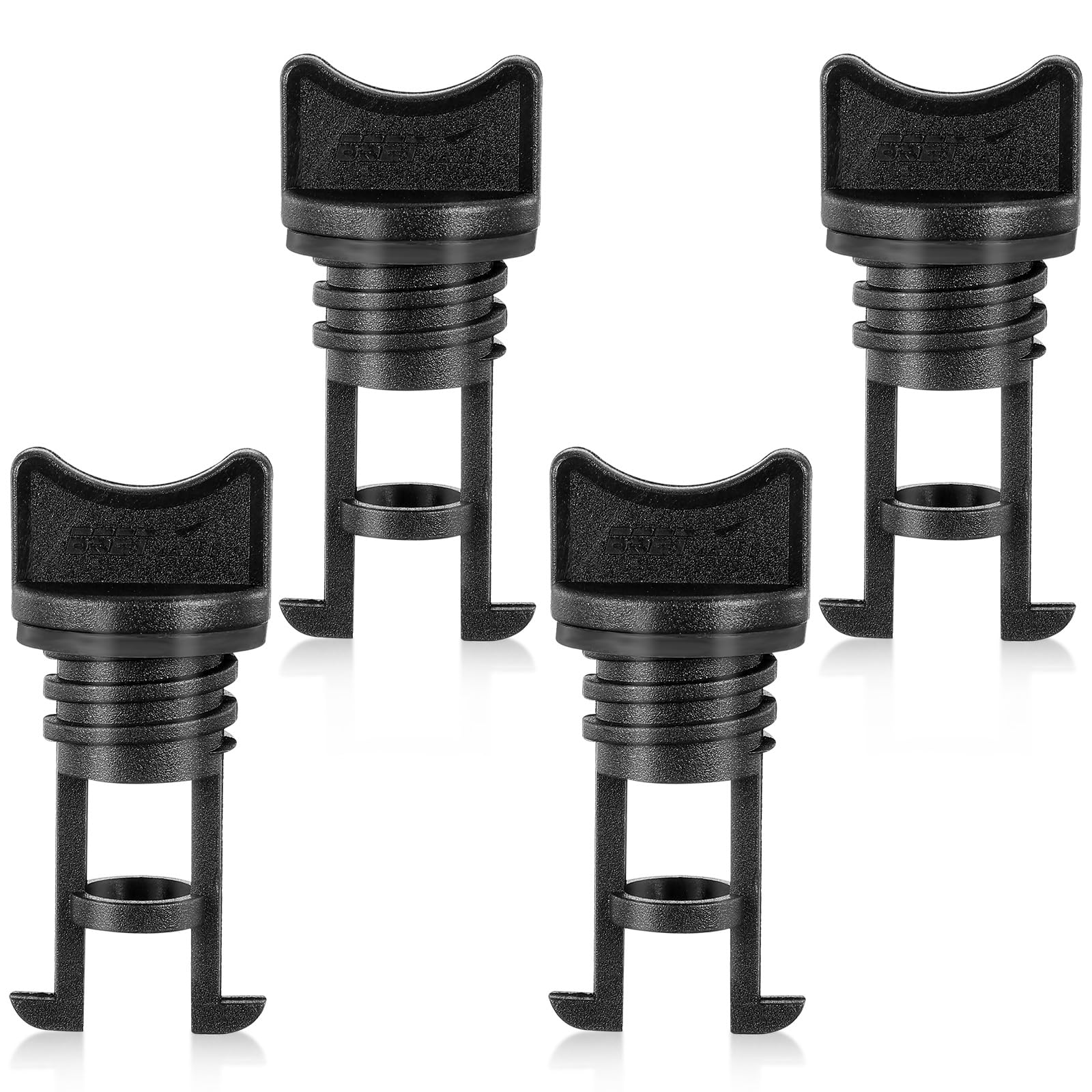 Tyqour 4pcs Boat Drain Plug Kit with Scupper Plugs for Kayak - Durable Kayak Plugs with Rubber Seal for Canoe, Dinghy, and Boat