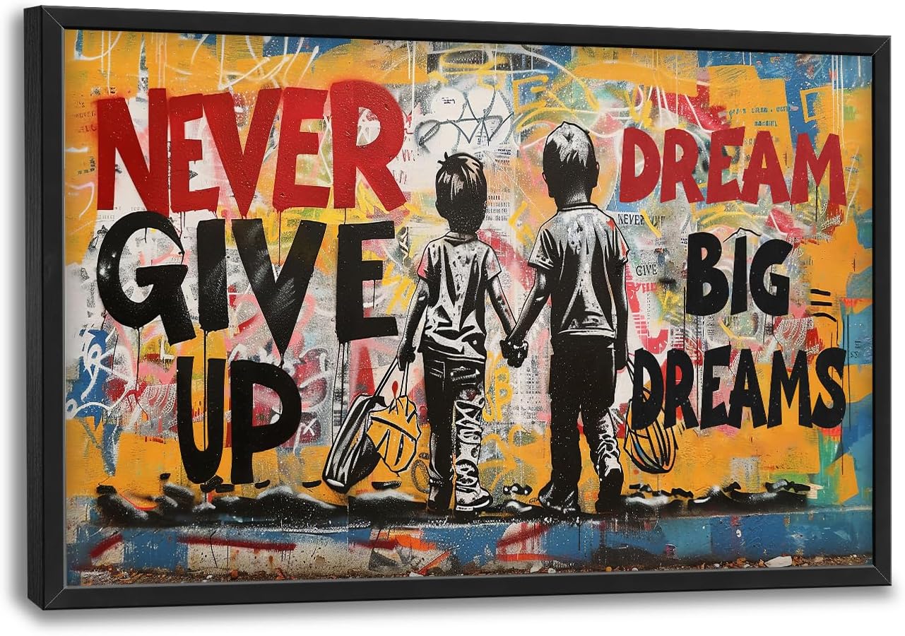 Zen Large Wall Art Motivational Quotes Office Wall Decor Inspirational Balance Stone Pictures Canvas Prints Framed Artwork Home Decorations Above Over Bed for Living Room Bathroom 60"x30"