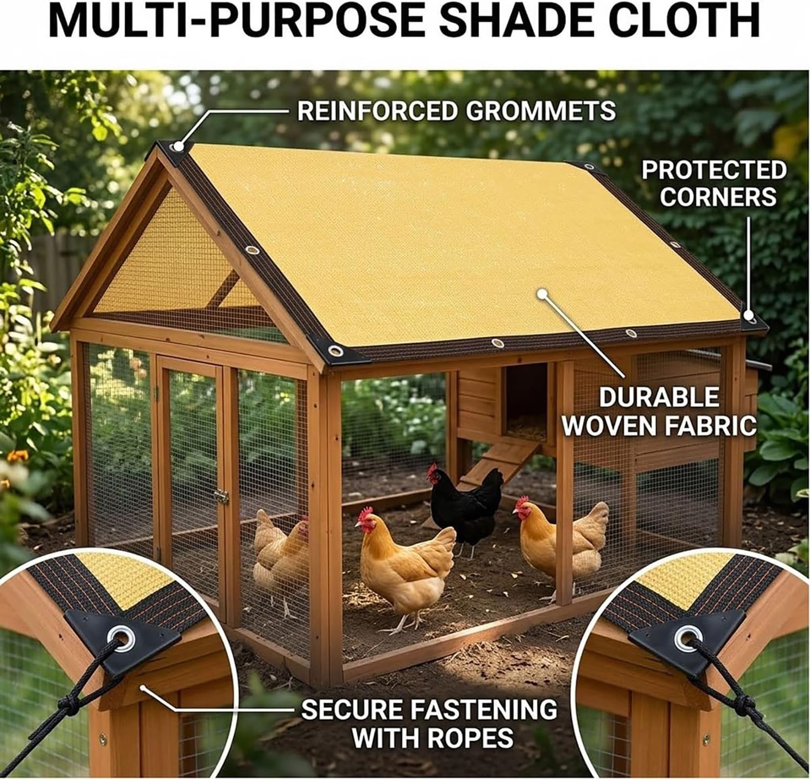 Rete ombreggiante da giardino 4x7m Telo ombreggiante Con Occhielli,Rete Frangivista Resistente Ai Raggi UV | Vela Ombreggiantes HDPE Traspirante Per Esterno Balcone Pergola Cortile