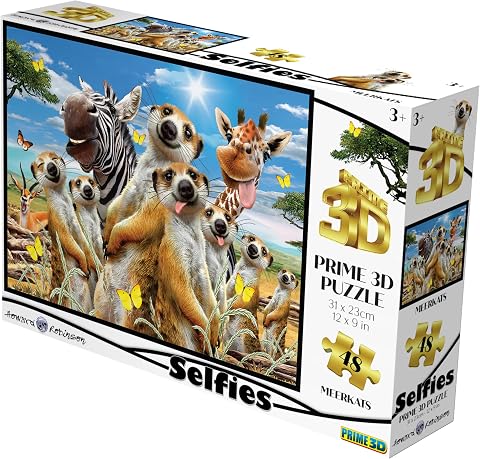 Prime 3D - Mirket Selfie - 48 Parça Puzzle