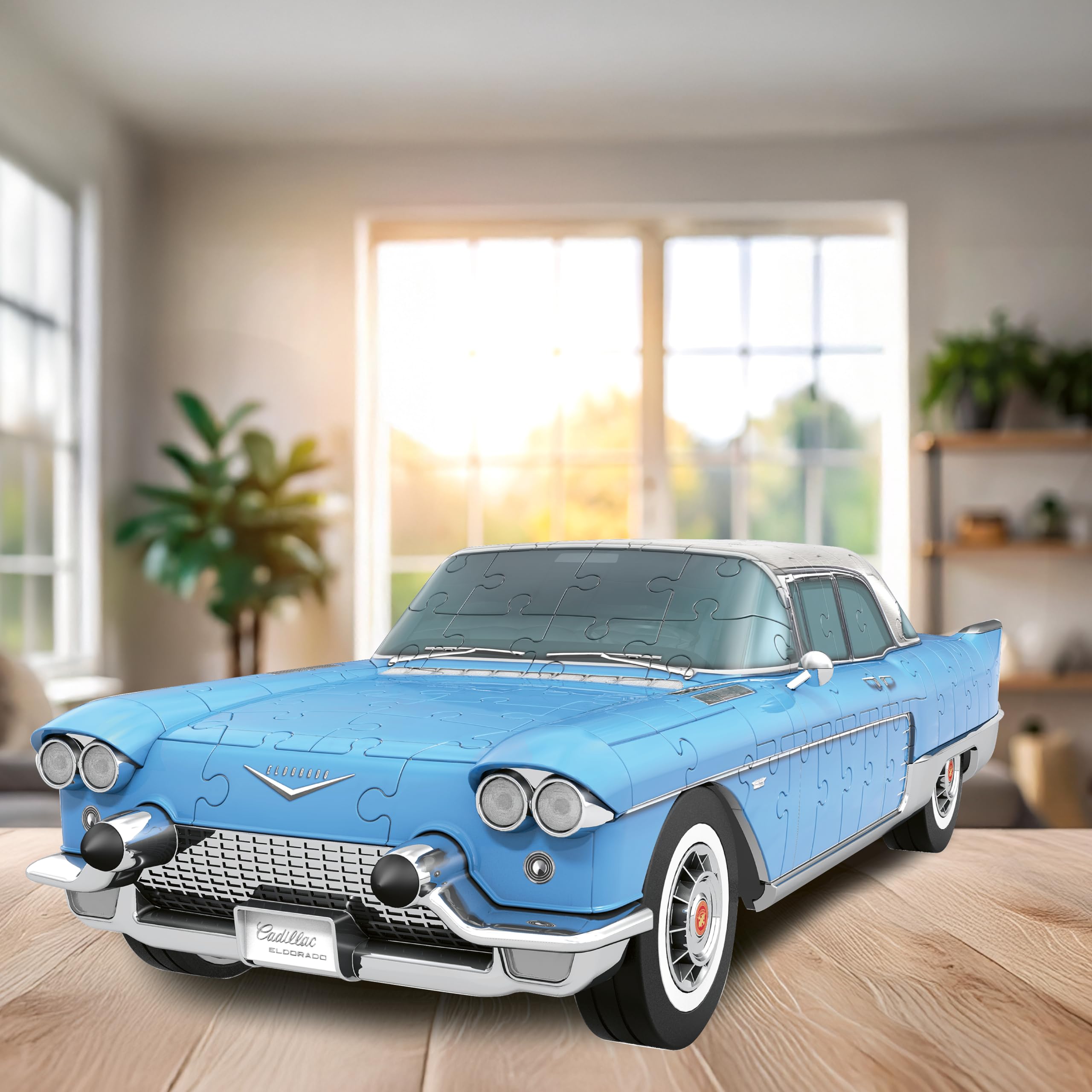 Ravensburger 3D Puzzle Iconics: 12008040 - Iconics Cadillac Eldorado Brougham - Eine wahre Ikone im 3D Puzzle Modellformat
