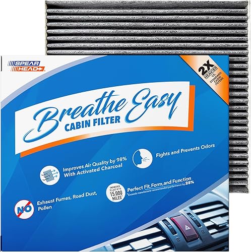Miniatura 67 de Spearhead Odor Defense Breathe Easy - Filtro de cabina para AC y calentador Compatible con 300 2011-23, Challenger 2011-23, Charger 2011-23 como