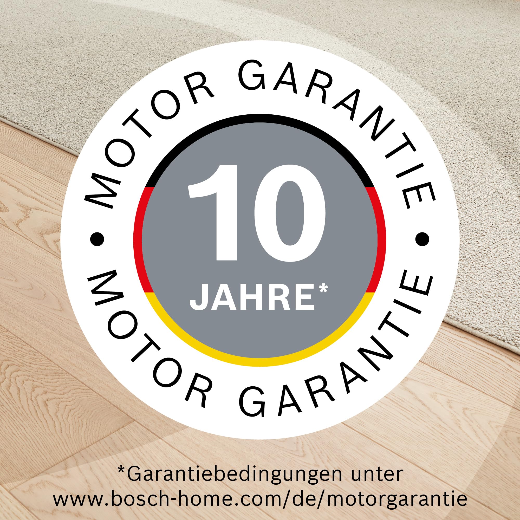 Bosch Staubsauger beutellos ProSilence Serie 8 BGS7MS64, Bodenstaubsauger, leise, Hygiene-Filter, Bodendüse für Parkett, Teppich, Fliesen, Starke Saugleistung, langes Kabel, 800 W, schwarz