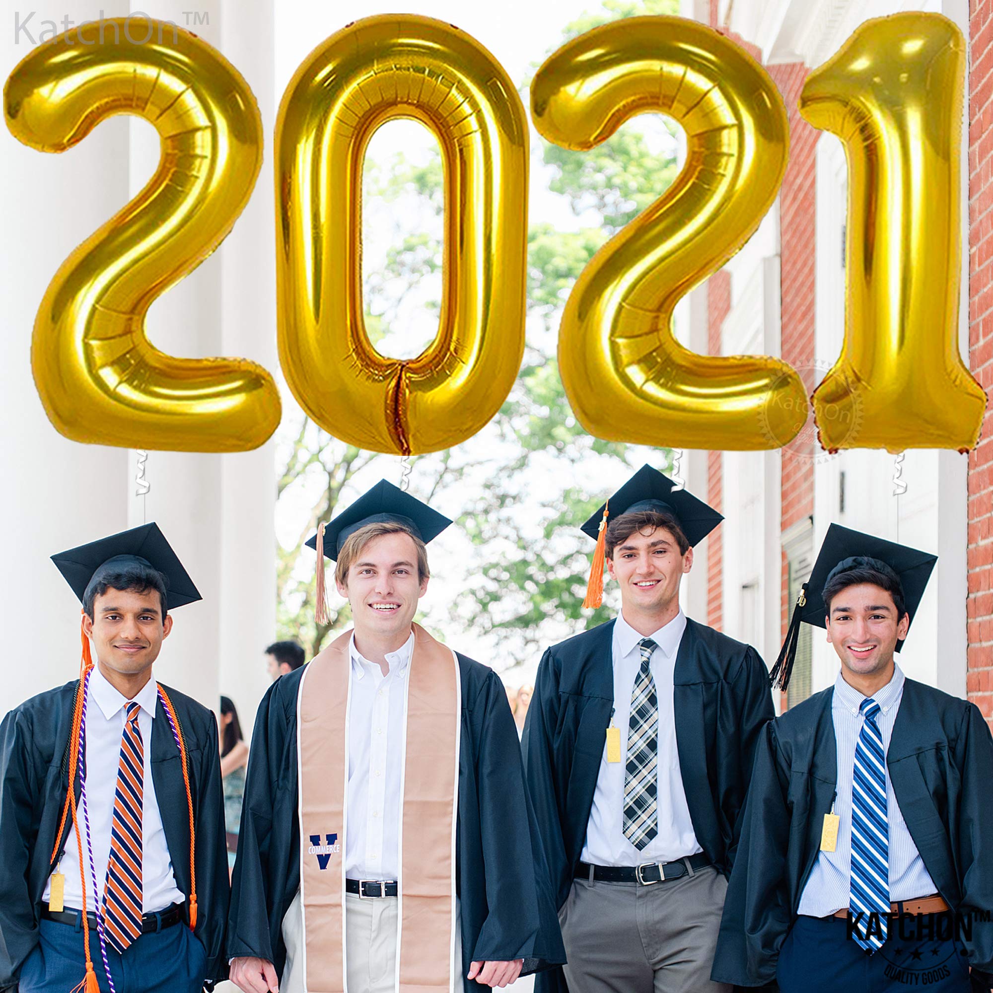 Buy Gold 2021 Balloons for 2021 Graduation Decorations Large, 40 Inch