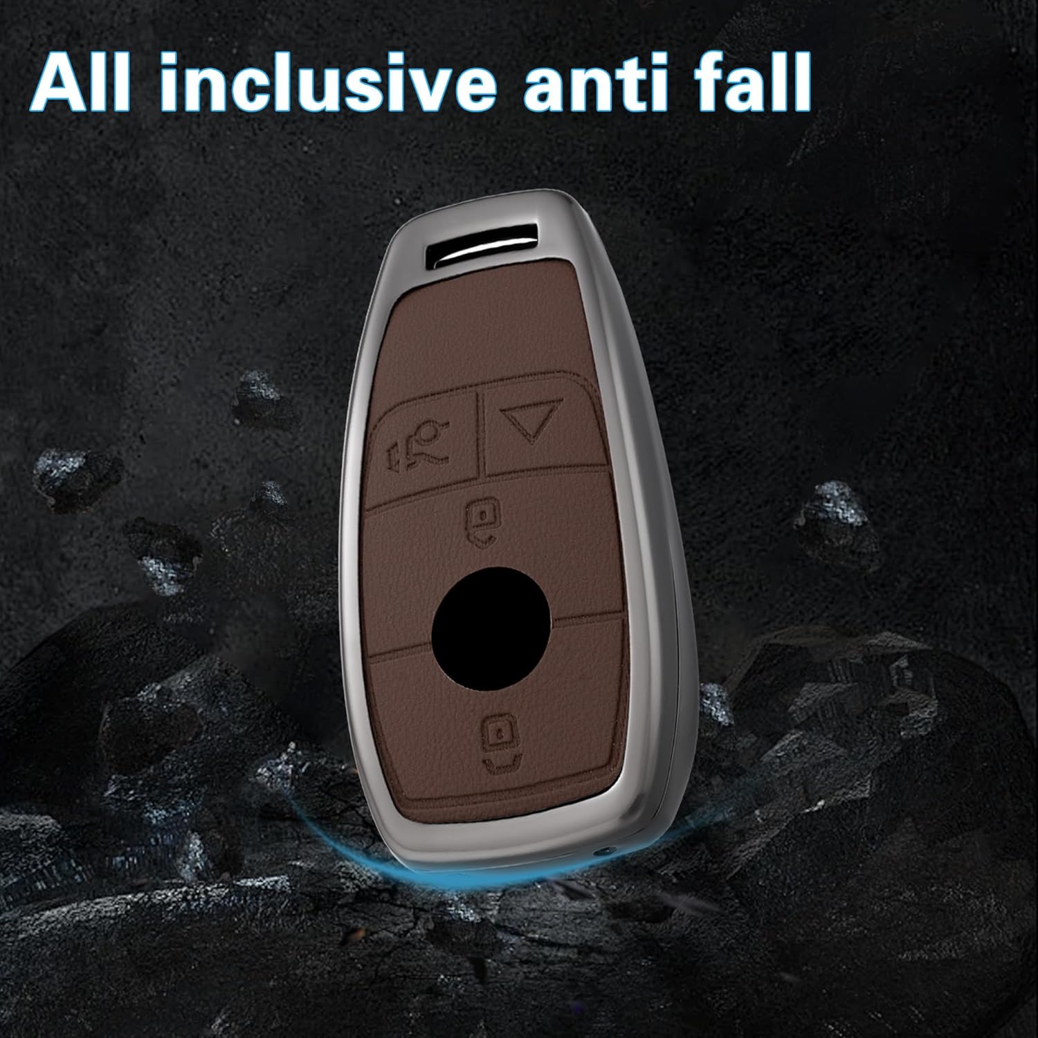 Key Fob Cover with Heavy-duty Keychain for Benz A-Class C-Class G-Class E-Class S-Class - Image 6