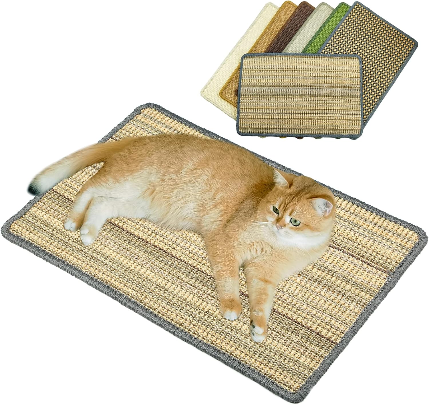 Pethave Cat Scratching Pad, 23.6 x 15.7inch Sisal Cat